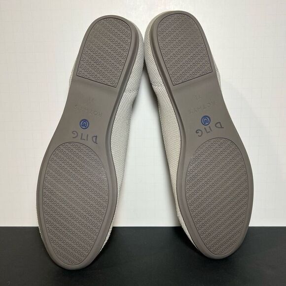Womens ROTHYS The Flat Gray Slip On Shoes / Size 11 - Picture 7 of 8